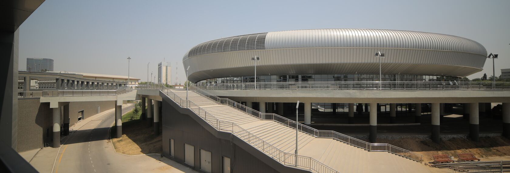 ConceptSystem 77 Doors and CW 50-HI Façades - Sports Humo Arena located in Tashkent, Uzbekistan