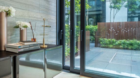 ConceptWall 50 Façades and ConceptSystem 59 Windows - House Asimont Villa located inSingapore