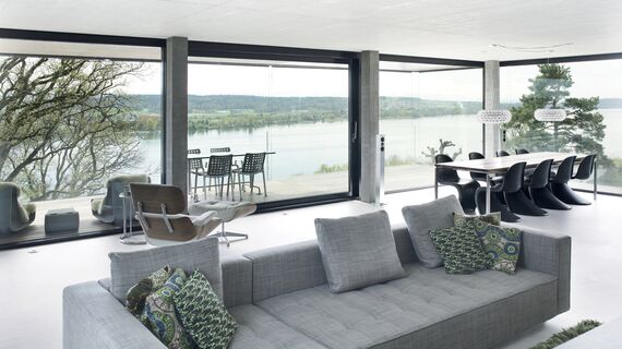 ConceptSystem 77 Windows and ConceptSystem 77 Doors - Apartmentcomplex Cornemuse Apartments located in Vinelz bei Biel, Switzerland