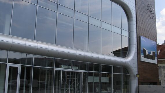 ConceptWall 50 Façades - Shopping centre Shopping center Light Park located in Bratislava, Slovak Republic