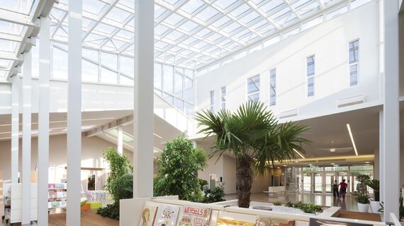 ConceptWall 50 Façades, RB Glass Complementary Systems, ConceptSystem 77 Doors, ConceptPatio 45Pa Sliding & Folding and ConceptSystem 59Pa Windows - School American International School of Bucharest located inRomania