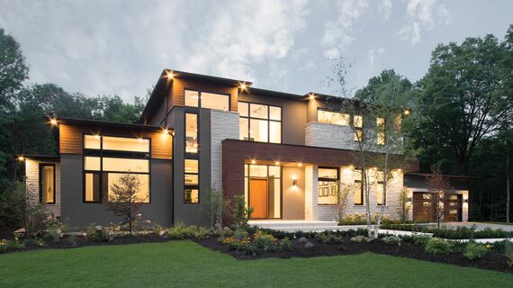 ConceptWall 50 Façades and ConceptSystem 77 Windows - Forest View Residence located inCanada