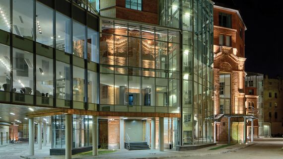 ConceptSystem 77 Windows, CW 50-VL Façades and CW 50-SC Façades - School Alexandrinsky Theatre located inRussia