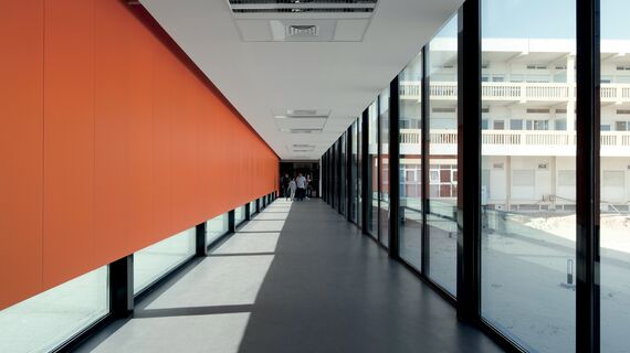 ConceptWall 50 Façades - Hospital Emergency Unit located in Figueira da Foz, Portugal