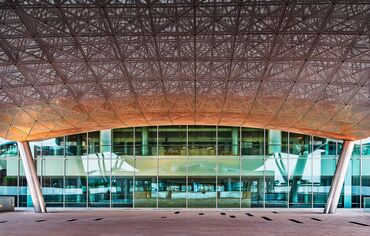 ConceptSystem 68 Windows, ConceptSystem 59Pa Windows and ConceptWall 50 Façades - Congress center Qatar National Convention Centre located in Doha, Qatar