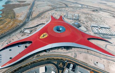 ConceptWall 86 Façades - Race track Ferrari World Abu Dhabi located in Abu Dhabi, United Arab Emirates